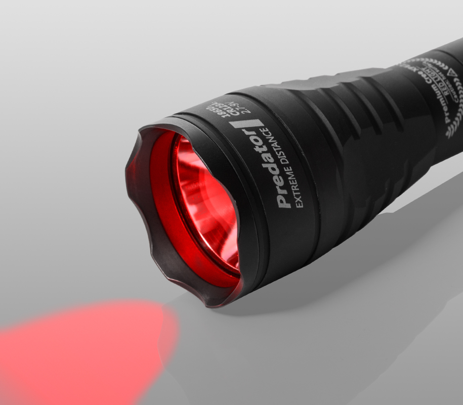 Тактический фонарь Armytek Predator - с красным светом | Armytek.ru